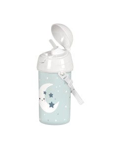 Flasche mit Deckel und Strohhalm Miffy Menta Minze PVC 500 ml | Tienda24 Tienda24.eu