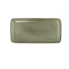 Serving Platter Bidasoa Ikonic Green Ceramic 28 x 14 cm (Pack 4x) by Bidasoa, Plates and dishes - Ref: S2706120, Price: 30,79...