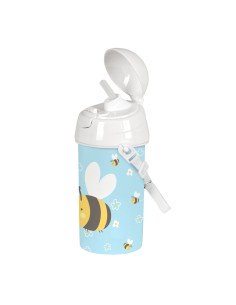 Botella con Tapa y Pajita Miffy Menta Menta PVC 500 ml | Tienda24 Tienda24.eu