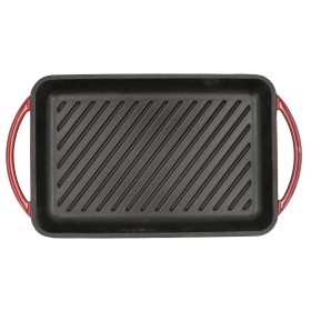 Barbecue Bidasoa Cast Iron 22 x 40 cm Red by Bidasoa, Griddle Pans - Ref: S2706135, Price: 27,24 €, Discount: %