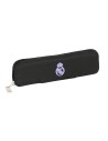 Bolsa Escolar Real Madrid C.F. Preto Branco (20 x 5.5 x 2 cm) | Tienda24 Tienda24.eu