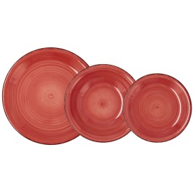 Conjunto de Louça Quid Coral Vita 18 Peças Vermelho Cerâmica de Quid, Louças combinadas - Ref: S2706327, Preço: 50,11 €, Desc...