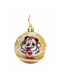 Weihnachtsbaumkugel Minnie Mouse Lucky Gold 10 Stück Kunststoff (Ø 6 cm) | Tienda24 Tienda24.eu