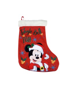 Calza di Natale Mickey Mouse Happy smiles 42 cm Poliestere da Mickey Mouse, Natale - Ref: S4307228, Precio: 4,69 €, Descuento: %