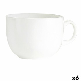 Tasse Luminarc Blanc Grand Blanc verre (720 ml) (6 Unités) de Luminarc, Tasses - Réf : S2706631, Prix : 40,24 €, Remise : %