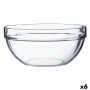 Ensaladera Luminarc Transparente Vidrio (20 cm) (6 Unidades) de Luminarc, Cuencos y tazones - Ref: S2706646, Precio: 22,23 €,...