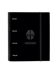 Carpeta de anillas The Mandalorian Negro (27 x 32 x 3.5 cm) de The Mandalorian, Archivadores - Ref: S4307266, Precio: €13.66,...