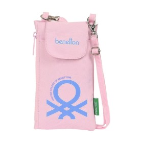 Purse Benetton Pink Mobile cover Pink