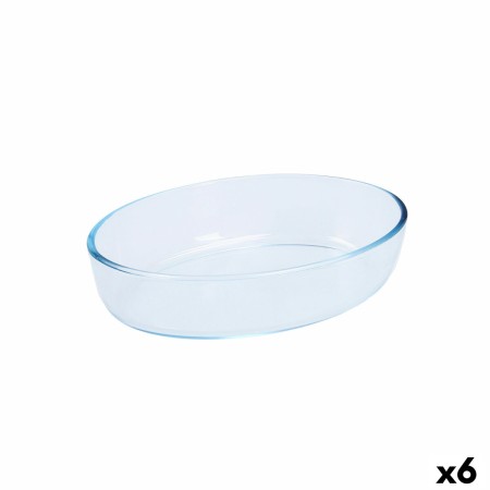 Fuente para Horno Pyrex Classic Vidrio Transparente Vidrio Ovalada 26 x 18 x 7 cm (6 Unidades) de Pyrex, Bandejas para horno ...