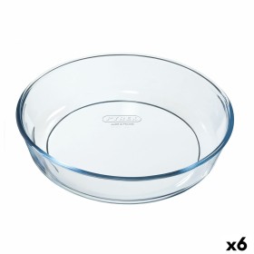 Cake Mould Pyrex Classic Vidrio Transparent Glass Circular 26 x 26 x 6 cm 6 Units by Pyrex, Quiche and cake moulds - Ref: S27...