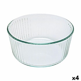 Backform Pyrex Classic Soufflé 21 x 21 x 10 cm Durchsichtig Glas (4 Stück) von Pyrex, Auflauf- & Souffléförmchen - Ref: S2706...