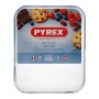 Rectangular Mould Pyrex Classic Vidrio Transparent Glass 33 x 27 x 2 cm Flat (6 Units) by Pyrex, Cake and sponge moulds - Ref...