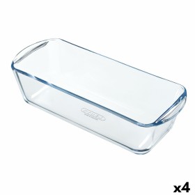 Oven Mould Pyrex Classic Vidrio Rectangular Transparent 32 x 12 x 8 cm (4 Units) by Pyrex, Bread & Loaf Tins - Ref: S2706687,...