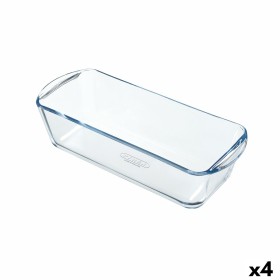 Molde para Horno Pyrex Classic Vidrio Rectangular Transparente Vidrio 28 x 11 x 8 cm (4 Unidades) de Pyrex, Moldes para pan y...