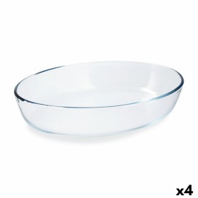 Tray with lid Borcam Transparent Borosilicate Glass 1,9 L (4 Units) | Tienda24 - Global Online Shop Tienda24.eu