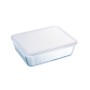 Lancheira Retangular com Tampa Pyrex Cook & Freeze 25 x 20 cm Transparente Silicone Vidro 2,6 L (6 Unidades) de Pyrex, Armaze...