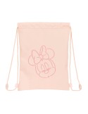 Rucksacktasche mit Bändern Minnie Mouse Rosa (26 x 34 x 1 cm) | Tienda24 Tienda24.eu