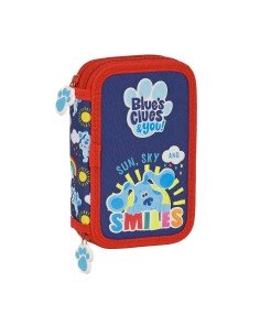 Estuche Escolar con Accesorios Moos Lovely Azul (32 Piezas) | Tienda24 Tienda24.eu