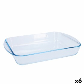 Plat de Four Pyrex Classic Vidrio Transparent verre Rectangulaire 35 x 23 x 6 cm (6 Unités) de Pyrex, Plats à rôtir - Réf : S...