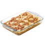 Travessa para o Forno Pyrex Classic Vidrio Transparente Vidro Retangular 35 x 23 x 6 cm (6 Unidades) de Pyrex, Tabuleiros de ...