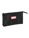 Triple Carry-all Marvel Black (22 x 12 x 3 cm) | Tienda24 Tienda24.eu