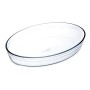 Fuente para Horno Ô Cuisine Ocuisine Vidrio Transparente Vidrio Ovalada 40 x 28 x 7 cm (4 Unidades) de Ô Cuisine, Bandejas pa...