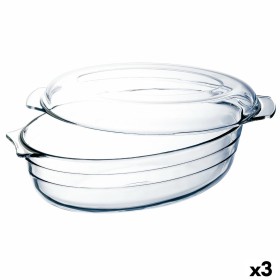 Kochschüssel Ô Cuisine Ocuisine Vidrio mit Deckel 3 L 1,1 L Durchsichtig Glas 3 Stück von Ô Cuisine, Teller und Schüsseln - R...