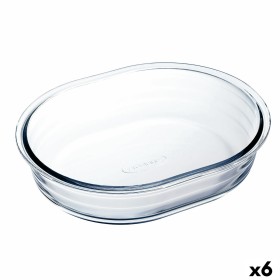 Moule à gâteaux Ô Cuisine Ocuisine Vidrio Transparent verre Oblongue 25 x 20 x 6 cm 6 Unités de Ô Cuisine, Moules pour quiche...