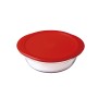 Porta Pranzo Rotondo con Coperchio Ô Cuisine Cook&store Ocu Rosso 2,3 L 27 x 24 x 8 cm Vetro Silicone (6 Unità) | Tienda24 - Global Online Shop Tienda24.eu