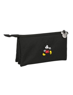 Portaoggetti Triplo Mickey Mouse Clubhouse Premium Nero (22 x 12 x 3 cm) da Mickey Mouse Clubhouse, Porta penne - Ref: S43073...