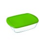 Lancheira Retangular com Tampa Pyrex Cook & Store Verde 1,1 L 23 x 15 x 7 cm Silicone Vidro (6 Unidades) de Pyrex, Armazename...