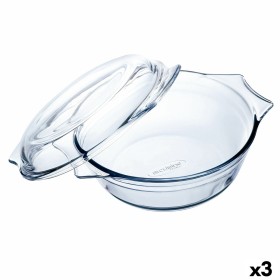 Ofenschüssel Ô Cuisine Ocuisine Vidrio Durchsichtig Glas 21,5 x 18 x 8,5 cm mit Deckel (3 Stück) von Ô Cuisine, Brat- & Schmo...