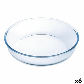 Cake Mould Ô Cuisine Ocuisine Vidrio Transparent Glass Circular 26 x 26 x 6 cm 6 Units by Ô Cuisine, Quiche and cake moulds -...