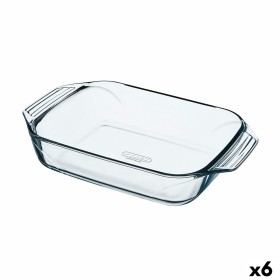 Pirofila da Forno Pyrex Irresistible Trasparente Vetro Rettangolare 31,5 x 19,7 x 6,4 cm (6 Unità) di Pyrex, Rostiere - Rif: ...