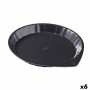 Molde para Bolos Pyrex Magic Preto Metal Plano Redondo Ø 27 cm 6 Unidades de Pyrex, Formas para quiches e tartes - Ref: S2707...