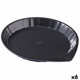 Cake Mould Pyrex Magic Black Metal Flat Circular Ø 30 cm 6 Units by Pyrex, Quiche and cake moulds - Ref: S2707012, Price: 63,...