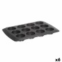 Forma para Tarteletes Pyrex Magic Preto 31 x 26 x 4 cm (6 Unidades) de Pyrex, Formas para queques - Ref: S2707016, Preço: 82,...