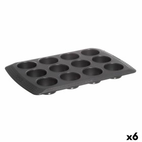 Stampo per Tortini Pyrex Magic Nero 31 x 26 x 4 cm (6 Unità) di Pyrex, Teglie per muffin e cupcake - Rif: S2707016, Prezzo: 8...