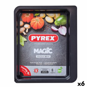 Fuente para Horno Pyrex Magic Rectangular Metal 30 x 23 cm 6 Unidades de Pyrex, Bandejas para horno - Ref: S2707023, Precio: ...