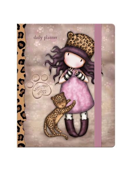 Agenda Gorjuss Léopard (11.5 x 14.5 x 2 cm) | Tienda24 Tienda24.eu