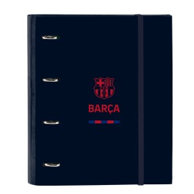 Carpeta de anillas F.C. Barcelona Azul marino (27 x 32 x 3.