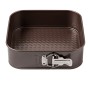 Molde Desmontável Pyrex Asimetria Quadrado Preto Metal (4 Unidades) de Pyrex, Formas para tartes e biscoitos - Ref: S2707100,...