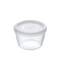 Round Lunch Box with Lid Pyrex Cook&freeze 600 ml 12 x 12 x 9 cm Transparent Glass Silicone (8 Units) | Tienda24 - Global Online Shop Tienda24.eu