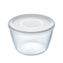 Fiambrera Redonda con Tapa Pyrex Cook & Freeze 1,6 L 17 x 17 x 12 cm Transparente Silicona Vidrio (4 Unidades) de Pyrex, Alma...