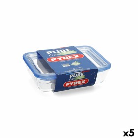 Panier-repas rond avec couvercle Chefs Bleu 2,5 L 23,7 x 10,1 x 23,7 cm (4 Unités) | Tienda24 - Global Online Shop Tienda24.eu