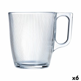 Taza Luminarc Stripy Desayuno Transparente Vidrio (250 ml) (6 Unidades) de Luminarc, Tazas - Ref: S2707380, Precio: 12,60 €, ...