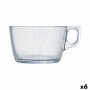 Tasse Luminarc Stripy Grand Transparent verre (500 ml) (6 Unités) | Tienda24 - Global Online Shop Tienda24.eu