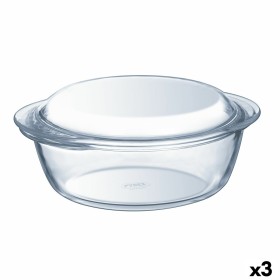 Casserole avec Couvercle Pyrex Essentials Transparent 1,4 L (3 Unités) de Pyrex, Faitouts - Réf : S2707437, Prix : 38,14 €, R...