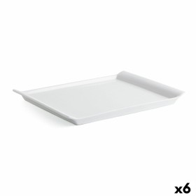 Serving Platter Quid Gastro Fresh Ceramic White (31 x 23 cm) (6 Units) by Quid, Plates and dishes - Ref: S2707695, Price: 40,...