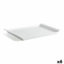 Recipiente de Cozinha Quid Gastro Fresh Retangular Cerâmica Branco (36 x 25 cm) (6 Unidades) | Tienda24 - Global Online Shop Tienda24.eu